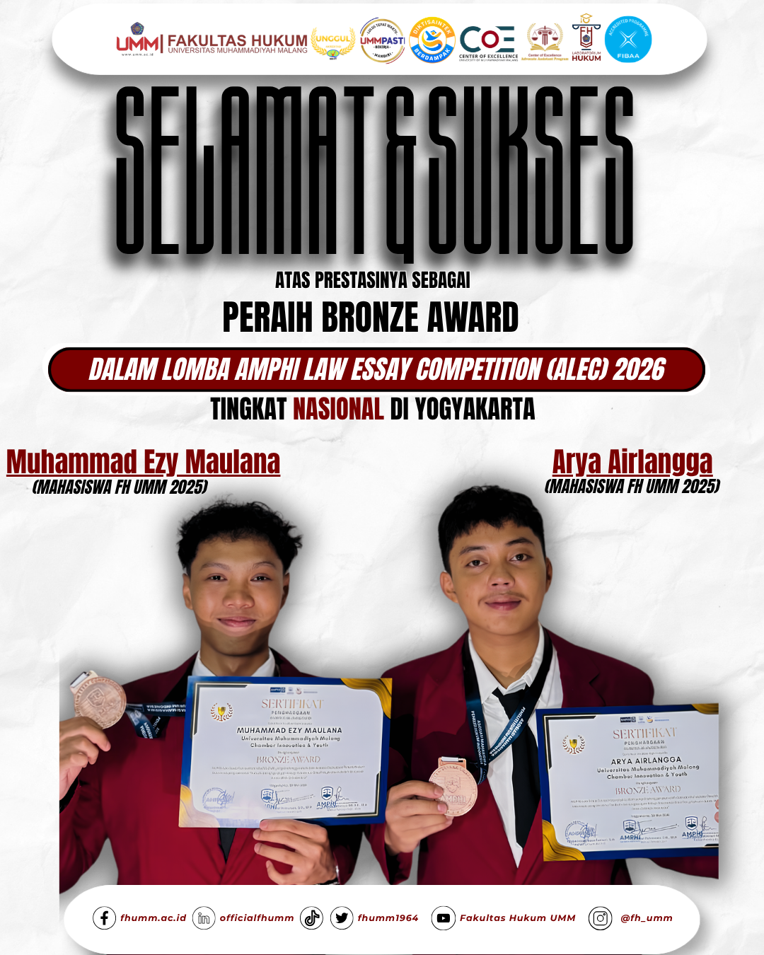 Ezy Maulana dan Arya Airlangga